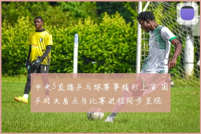 中央5直播乒乓球赛事精彩上演 国乒对决看点与比赛进程同步呈现